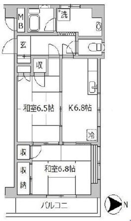 勇進ビルの物件間取画像